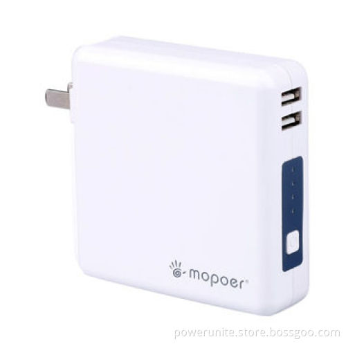 Dual USB Power Bank with 8,200mAh Capacity, Universal Li-Polymer Battery Cells